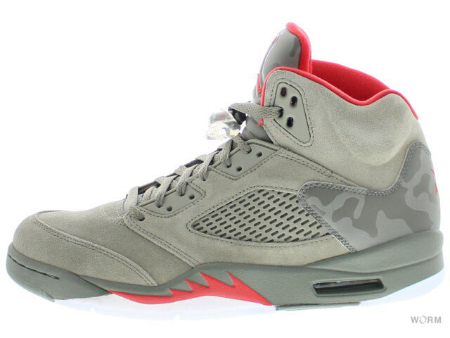 【US9.5】 AIR JORDAN 5 RETRO P51 CAMO 136027-051 【DS】