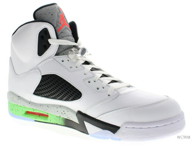 【US9.5】 AIR JORDAN 5 RETRO PRO STARS POISON GREEN 136027-115 【DS】-WORM OSAKA-WORM TOKYO WEB STORE-100% Authentic Sneakers