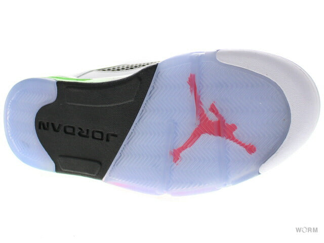 【US9.5】 AIR JORDAN 5 RETRO PRO STARS POISON GREEN 136027-115 【DS】-WORM OSAKA-WORM TOKYO WEB STORE-100% Authentic Sneakers