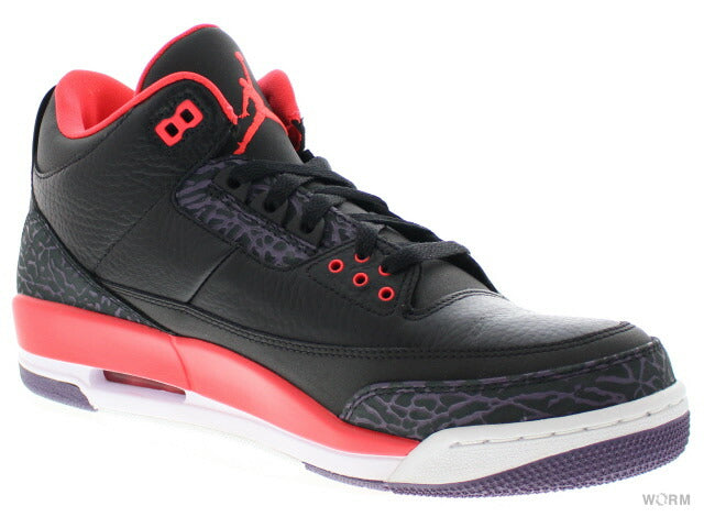 【US9】 AIR JORDAN 3 RETRO CRIMSON 136064-005 【DS】-WORM TOKYO-WORM TOKYO WEB STORE-100% Authentic Sneakers