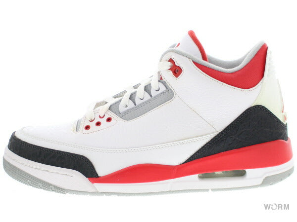 【US9.5】 AIR JORDAN 3 RETRO 2013 FIRE RED 136064-120 【DS】