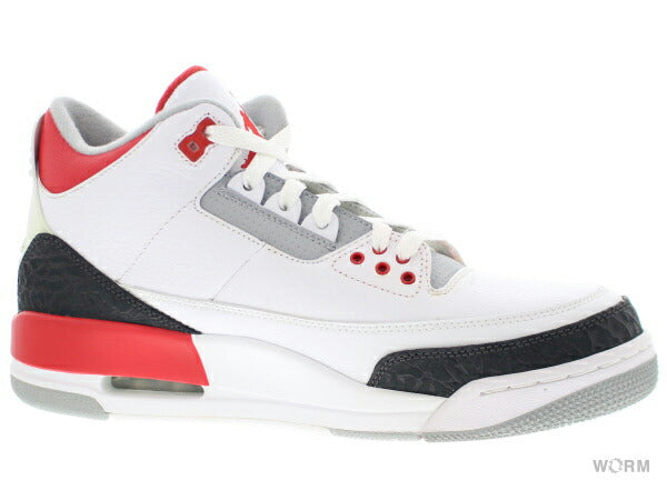 【US9.5】 AIR JORDAN 3 RETRO 2013 FIRE RED 136064-120 【DS】
