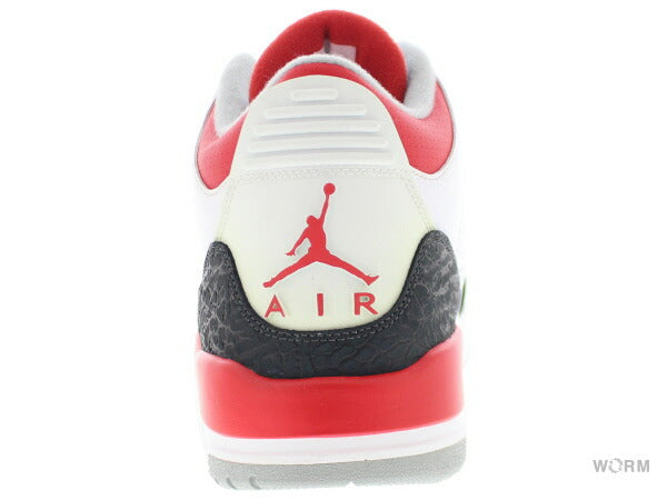 【US9.5】 AIR JORDAN 3 RETRO 2013 FIRE RED 136064-120 【DS】
