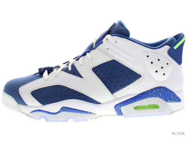 【US10.5】 AIR JORDAN 6 RETRO LOW SEAHAWKS 304401-106 【DS】-WORM TOKYO-WORM TOKYO WEB STORE-100% Authentic Sneakers