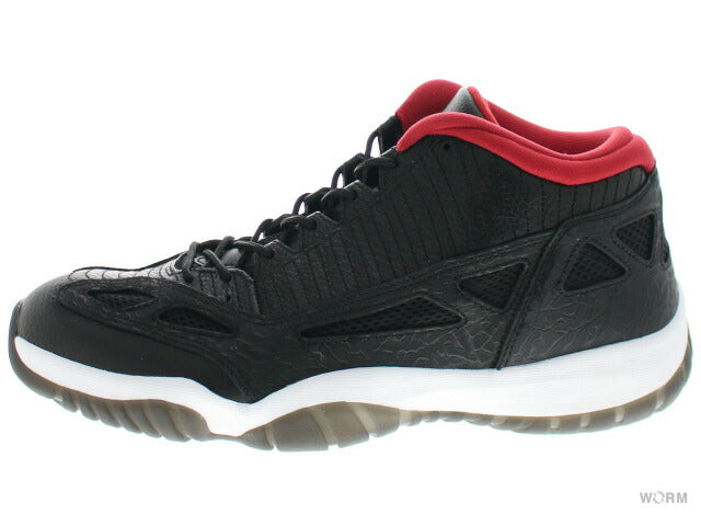 US9.5】 AIR JORDAN 11 RETRO LOW BLACK VARSITY RED 2011 306008-001 ...