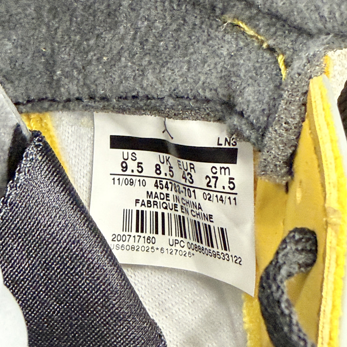 【US9.5】 AIR JORDAN 5 RETRO T23 454783-701 【DS】