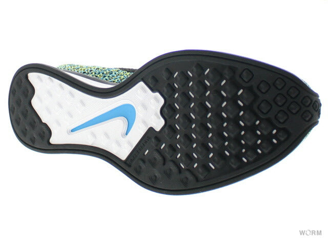 【US11.5】 NIKE FLYKNIT RACER “BLUE GLOW YELLOW STRIKE” 526628-405 【DS】