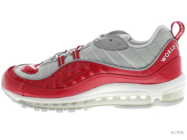 【US9】 NIKE AIR MAX 98 / SUPREME 844694-600 【DS】-WORM OSAKA-WORM TOKYO WEB STORE-100% Authentic Sneakers