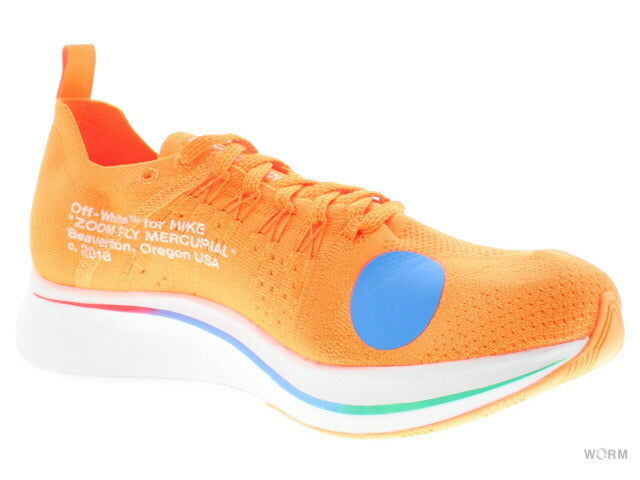 【US12】 NIKE ZM FLY MERCURIAL FK / OW OFF-WHITE AO2115-800 【DS】-WORM TOKYO-WORM TOKYO WEB STORE-100% Authentic Sneakers