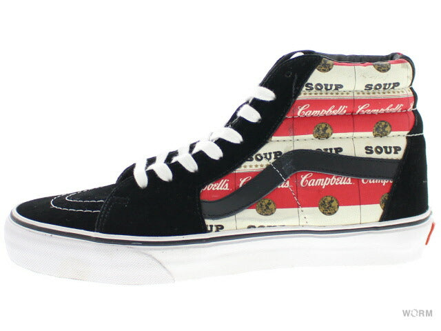 【US12】 VANS SK8 HI PRO SUPREME CAMPBELLS SOUP VN-099N6VL 【DS】