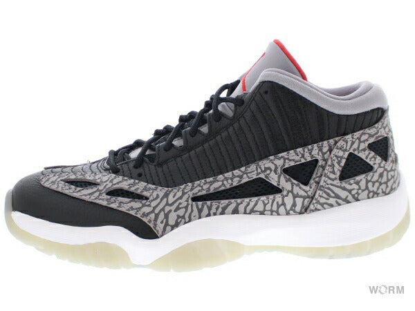 【US8.5】 AIR JORDAN 11 RETRO LOW IE BLACK CEMENT 919712-006 【DS】