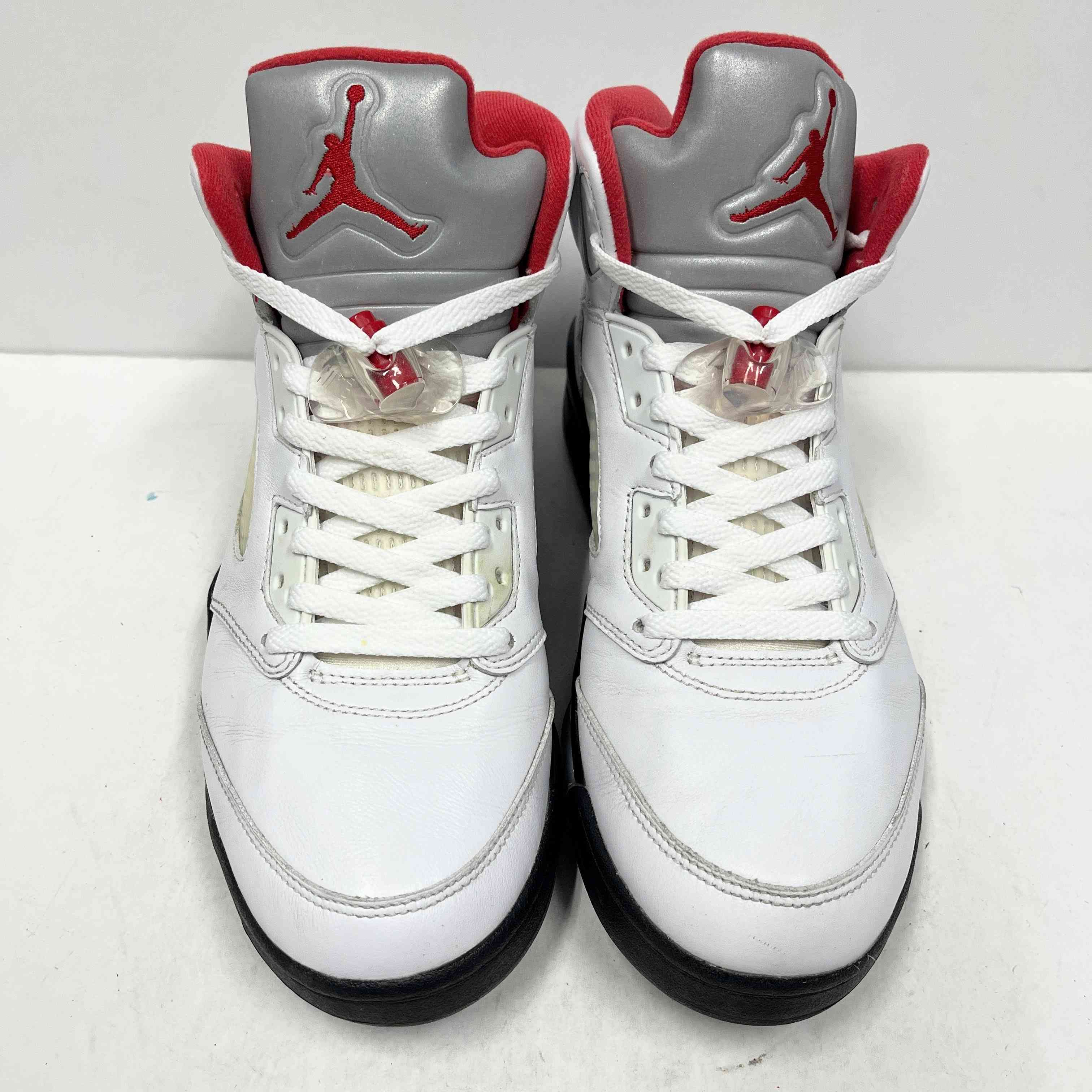 【US9】 AIR JORDAN 5 RETRO FIRE RED 2020 DA1911-102 【USED】