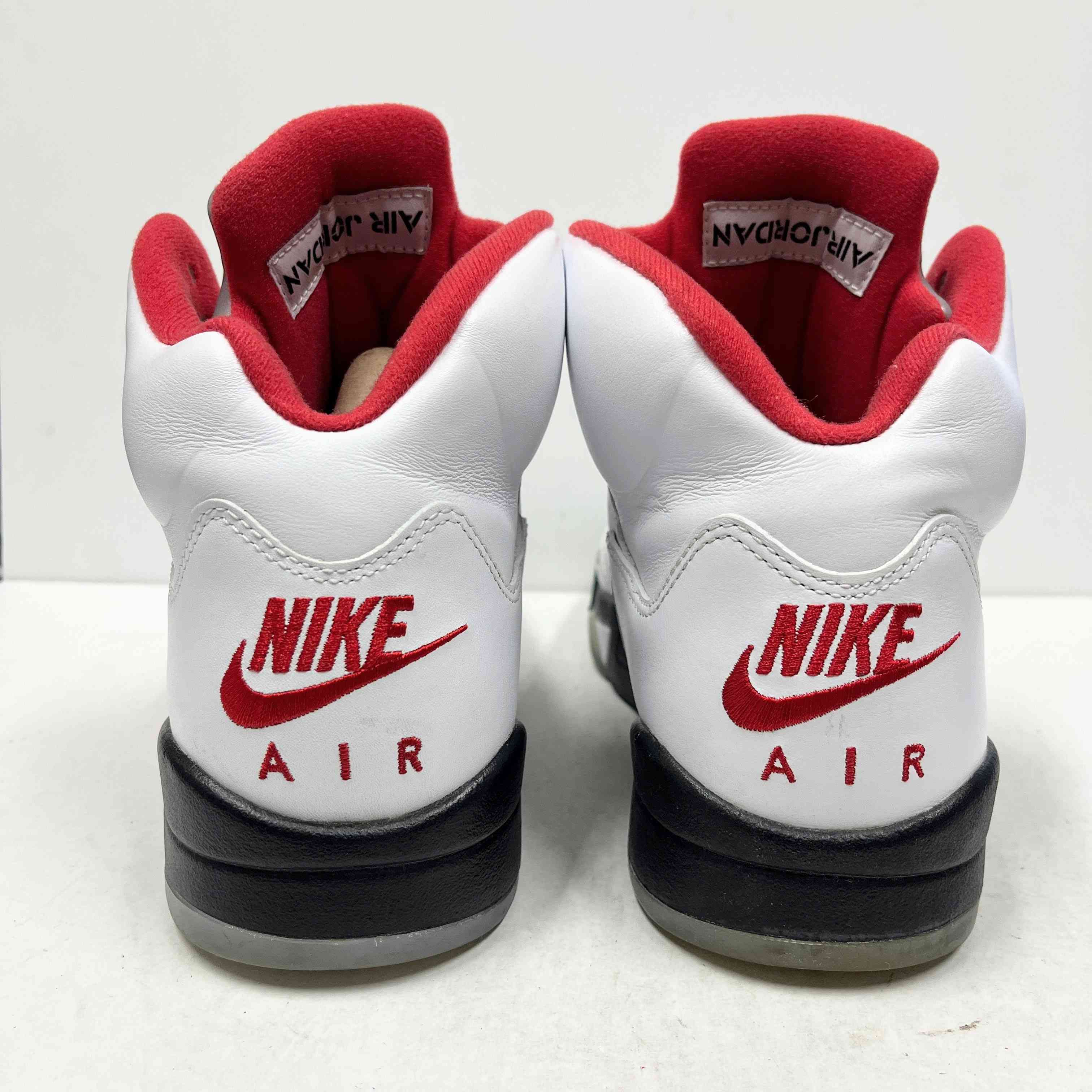 【US9】 AIR JORDAN 5 RETRO FIRE RED 2020 DA1911-102 【USED】