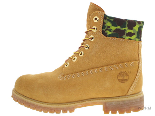 【US8】 TIMBERLAND 6INCH PREM WP BT WHEAT CAMO A156J 【DS】