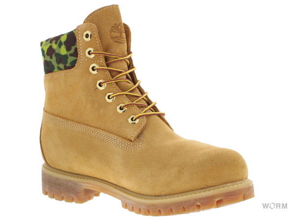 【US8】 TIMBERLAND 6INCH PREM WP BT WHEAT CAMO A156J 【DS】