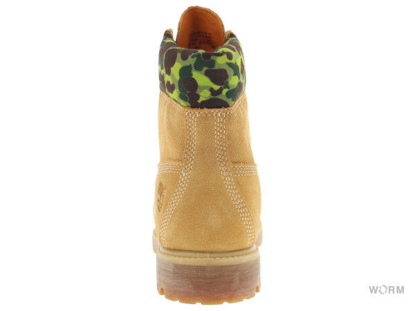 【US8】 TIMBERLAND 6INCH PREM WP BT WHEAT CAMO A156J 【DS】