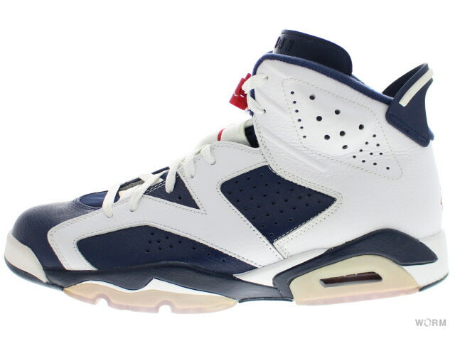【US9.5】 AIR JORDAN 6 RETRO OLYMPIC 384664-130 【DS】-WORM OSAKA-WORM TOKYO WEB STORE-100% Authentic Sneakers