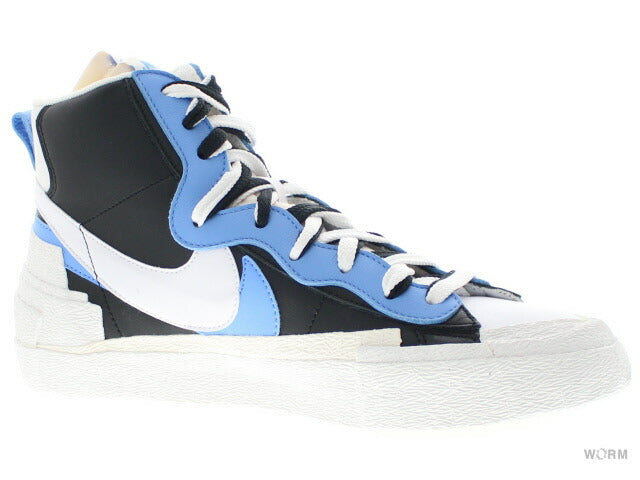 【US7.5】 NIKE BLAZER MID / SACAI WHITE BLACK LEGEND BLUE BV0072-001 【DS】
