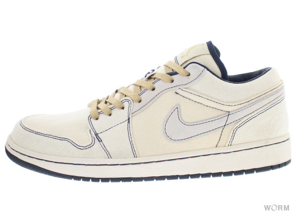 US9.5】 NIKE AIR JORDAN 1 PHAT LOW CANVAS ″DEREK JETER″ 395669-102 