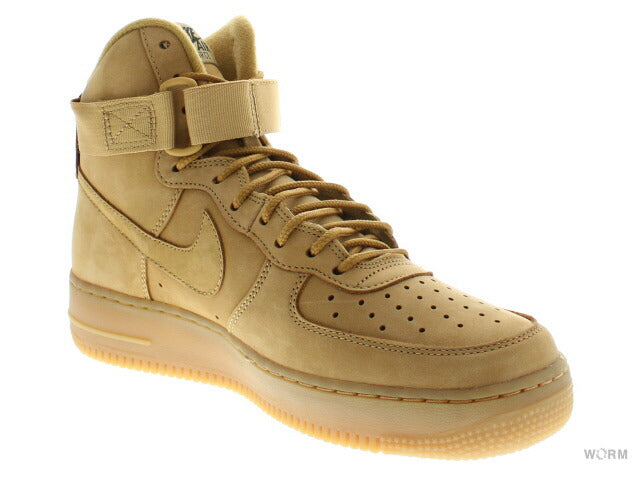 【US9.5】 NIKE AIR FORCE 1 HIGH 07 LV8 WHEAT 2015 806403-200 【DS】