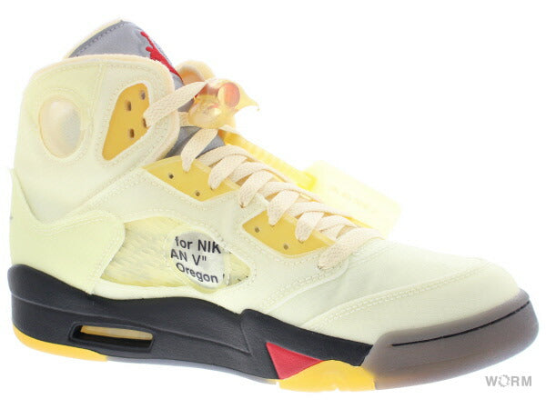 【W US3.5】 AIR JORDAN 5 RETRO SP OFF-WHITE DH8565-100 【DS】