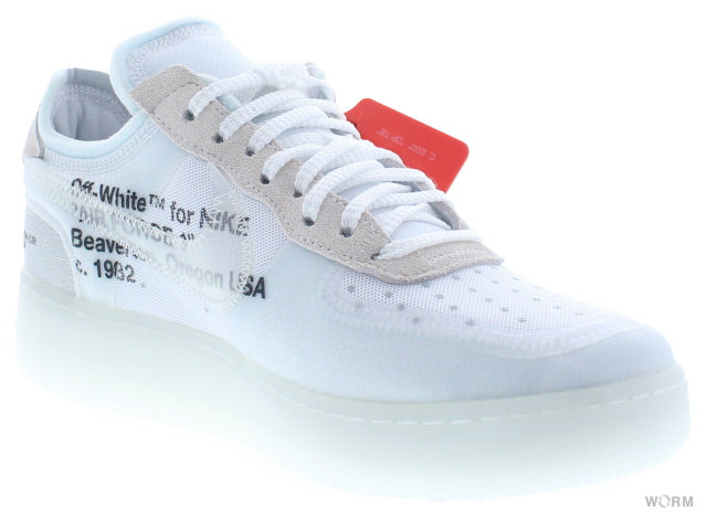 【US9.5】 NIKE THE:10 AIR FORCE 1 LOW OFF WHITE AO4606-100 【DS】-WORM TOKYO-WORM TOKYO WEB STORE-100% Authentic Sneakers
