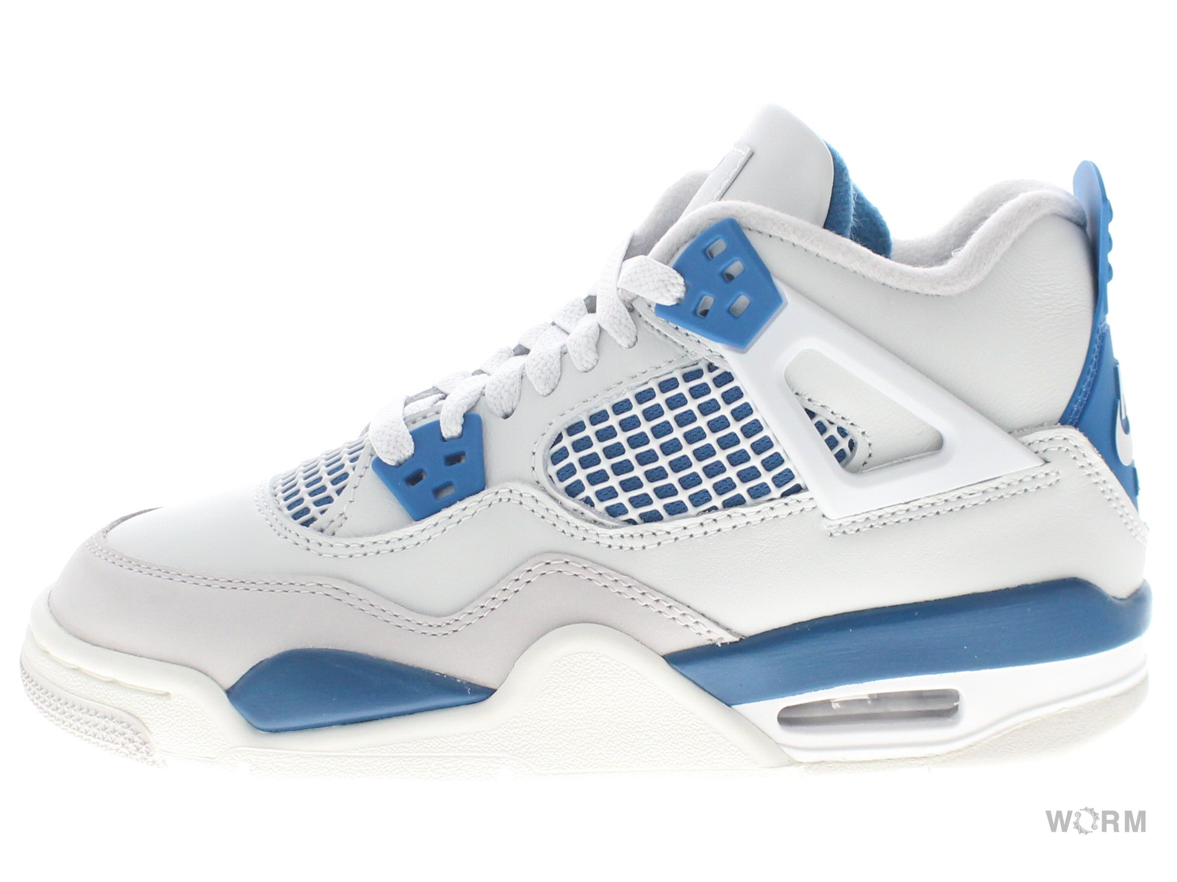 【US4Y】 AIR JORDAN 4 RETRO (GS) Military Blue HF4281-141 【DS】