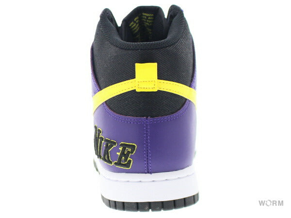 【US9】 NIKE DUNK HI PRM EMB LAKERS DH0642-001 【DS】-WORM OSAKA-WORM TOKYO WEB STORE-100% Authentic Sneakers