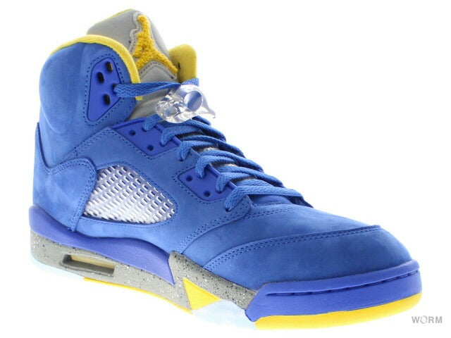 【US8.5】 AIR JORDAN 5 RETRO JSP Laney Varsity Royal CD2720-400 【DS】
