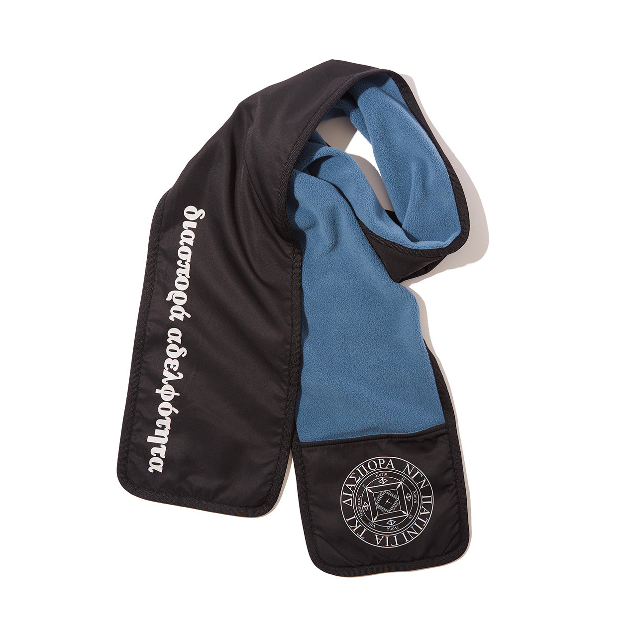 Diaspora skateboards Pocketable Muffler Blue Black-WORM TOKYO-WORM TOKYO WEB STORE-100% Authentic Sneakers