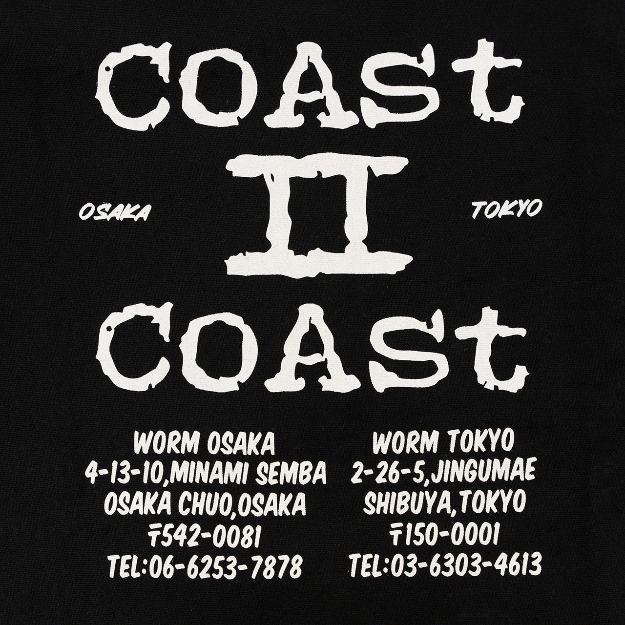 WORM Coast 2 Coast Crew Neck Sweatshirt Black M