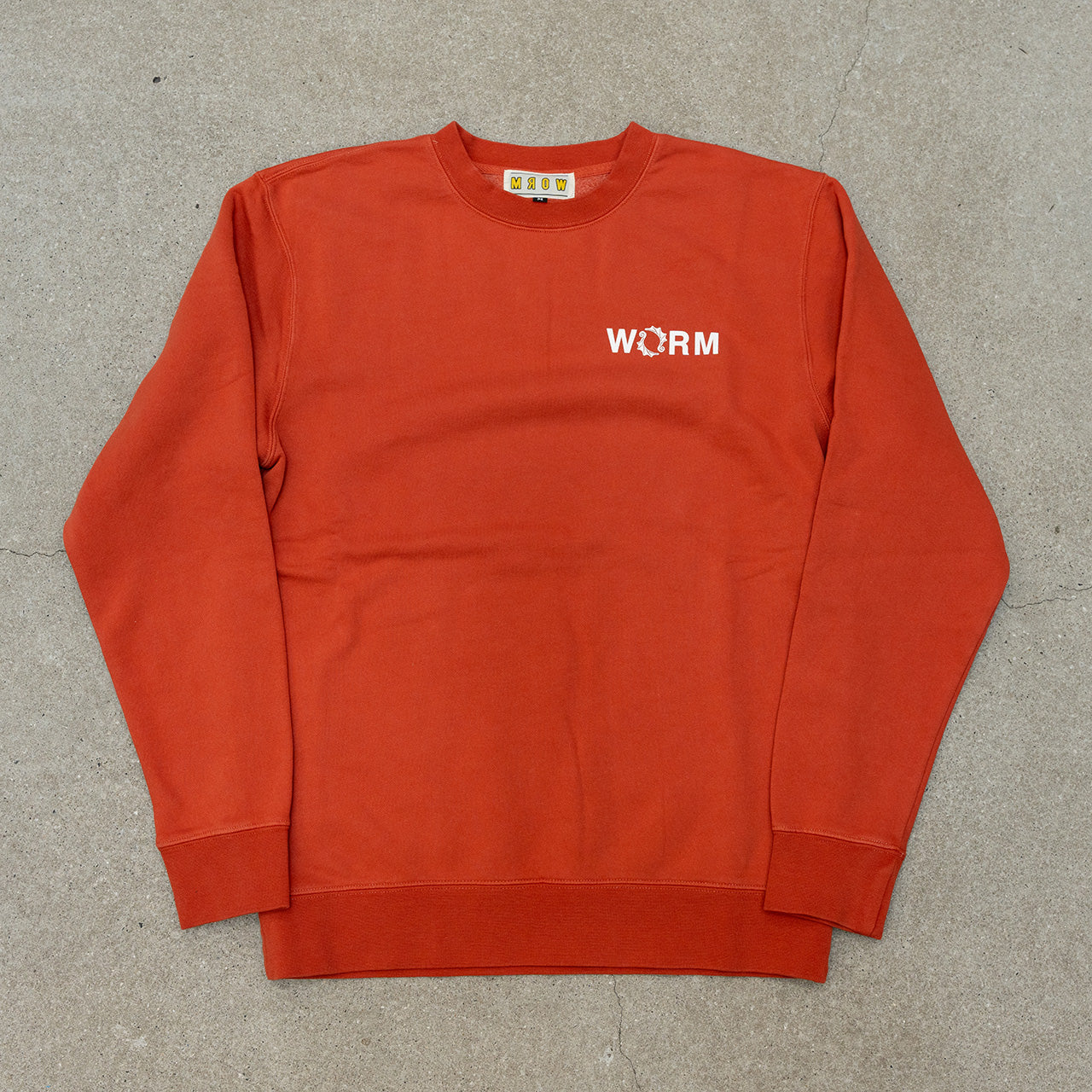 WORM Coast 2 Coast Crew Neck Sweatshirt Amber L