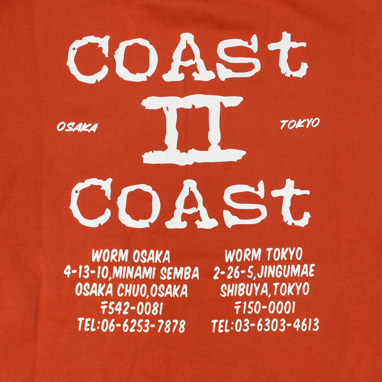 WORM Coast 2 Coast Crew Neck Sweatshirt Amber L