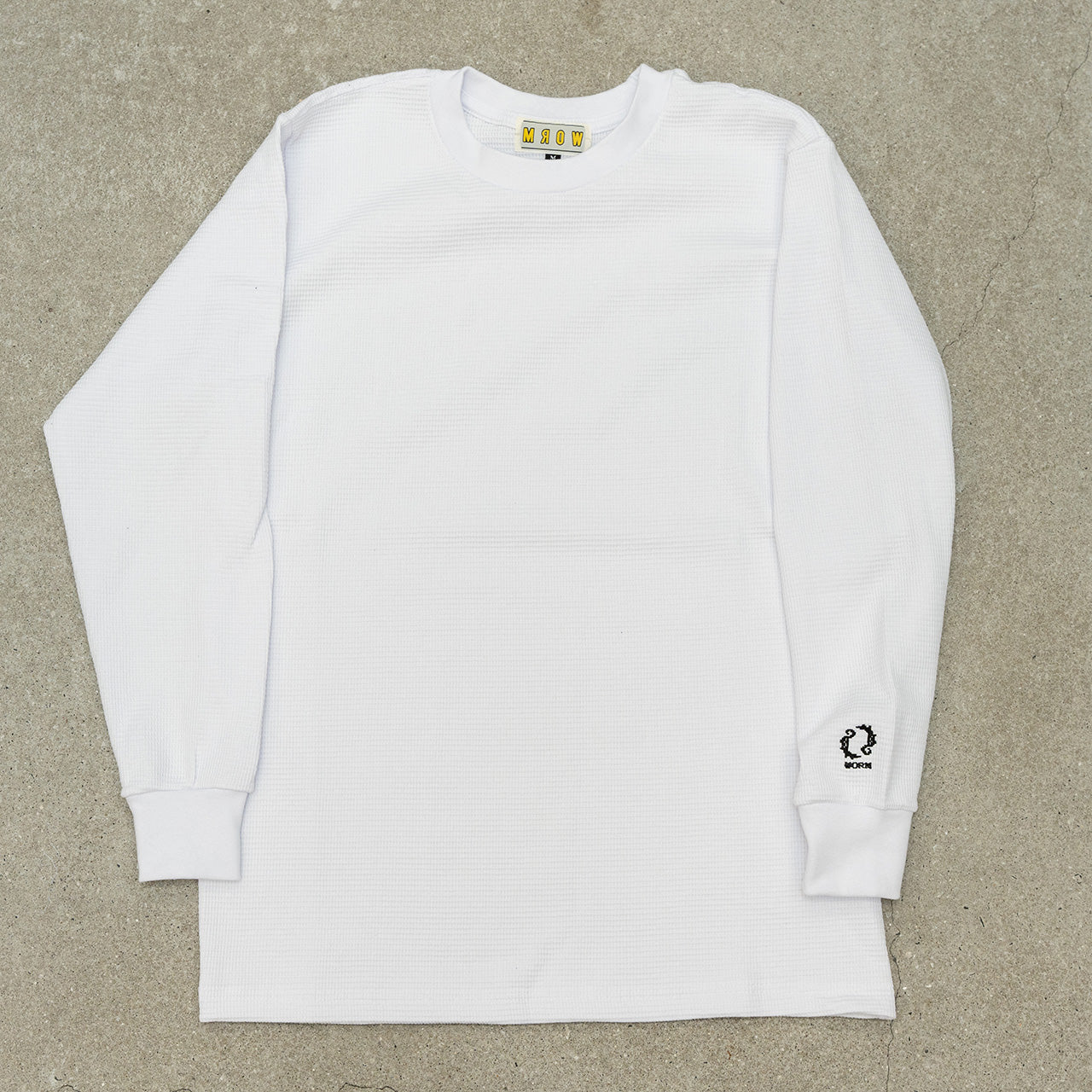 WORM 8bit Logo L/S Thermal White M