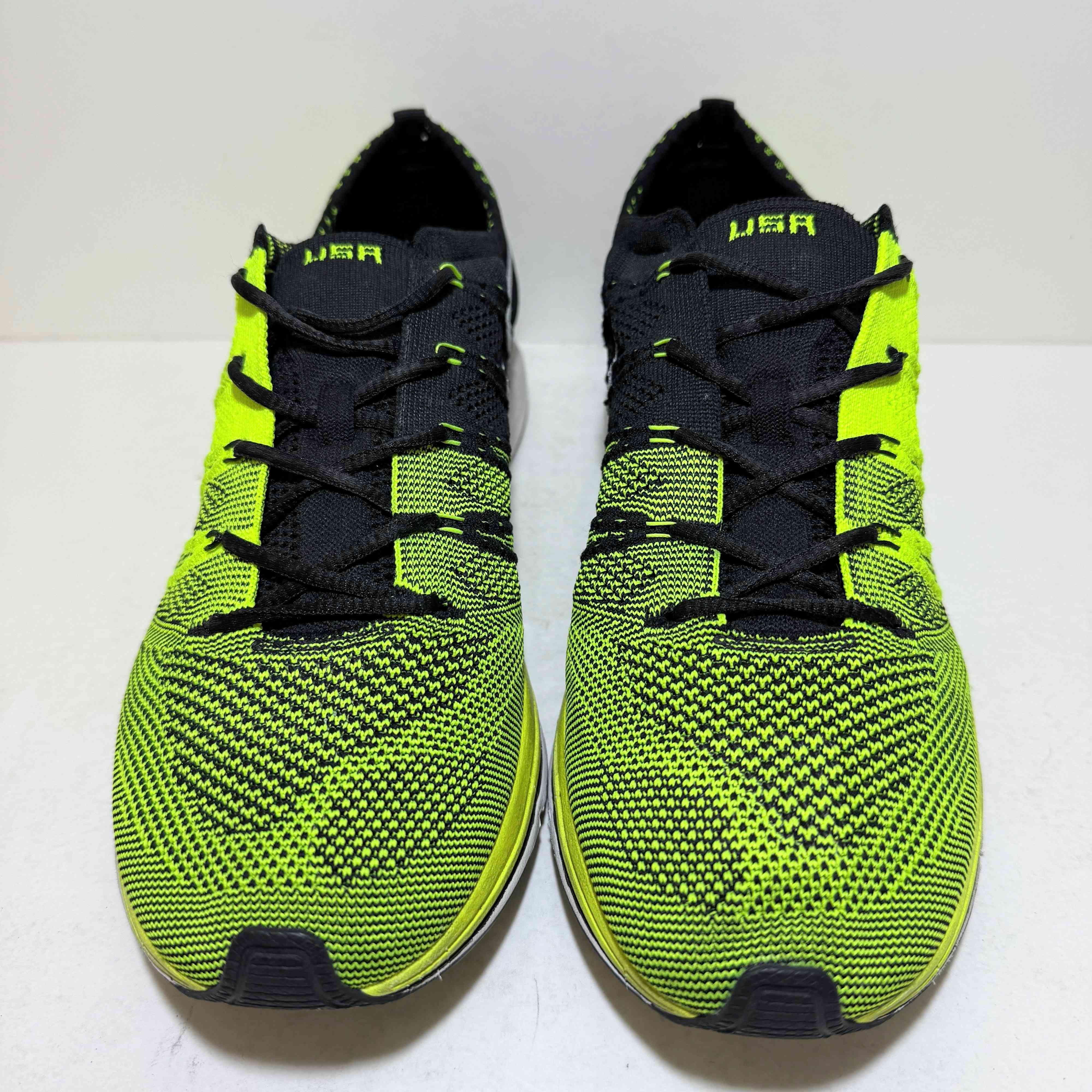 【US9.5】 NIKE FLYKNIT TRANER USA 532983-700 【USED】 箱無-WORM OSAKA-WORM TOKYO WEB STORE-100% Authentic Sneakers