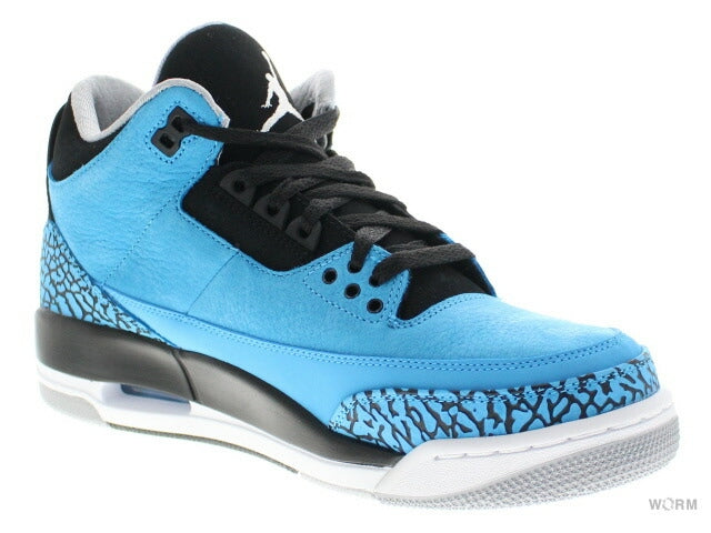 【US9】 AIR JORDAN 3 RETRO POWDER BLUE 136064-406 【DS】-WORM OSAKA-WORM TOKYO WEB STORE-100% Authentic Sneakers