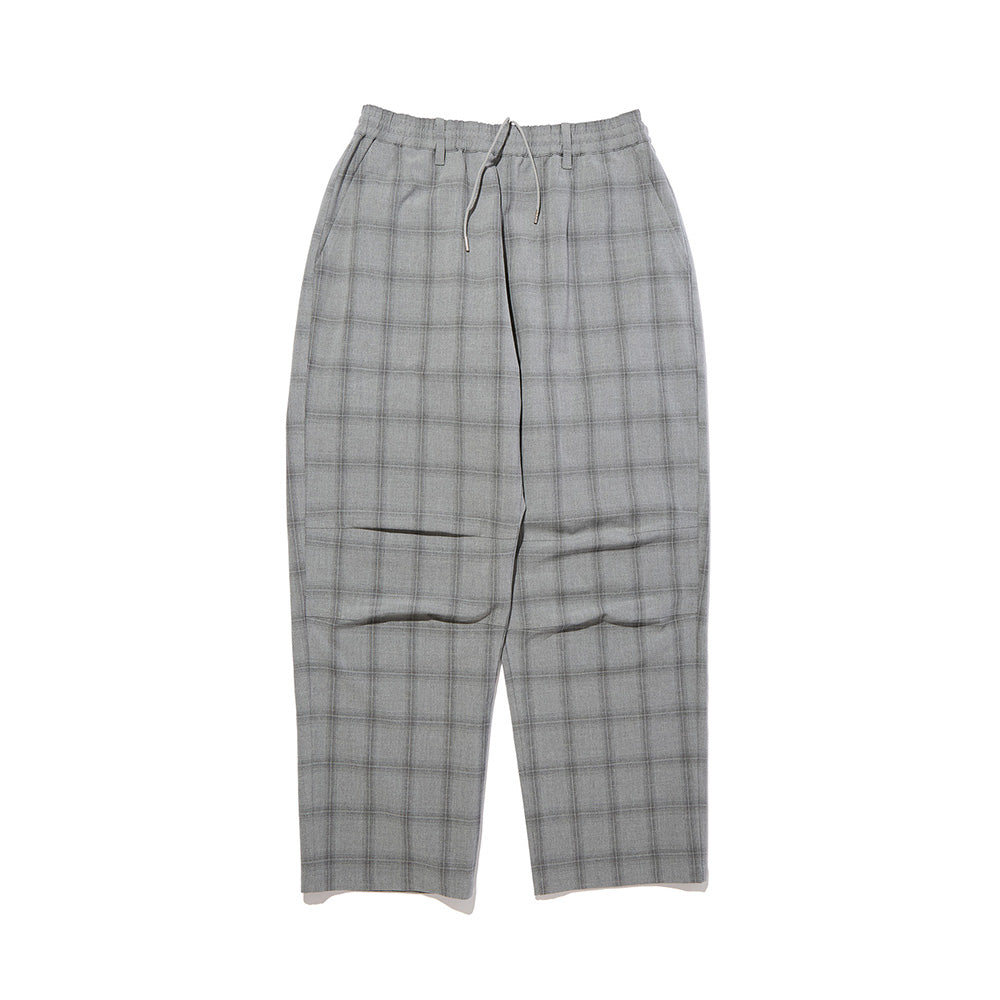 Diaspora skateboards 25SS Backroom Slacks Grey(Plaid) L