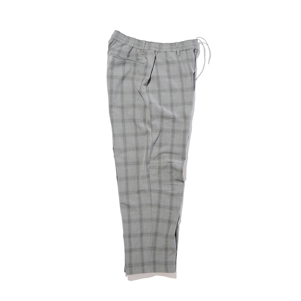 Diaspora skateboards 25SS Backroom Slacks Grey(Plaid) L
