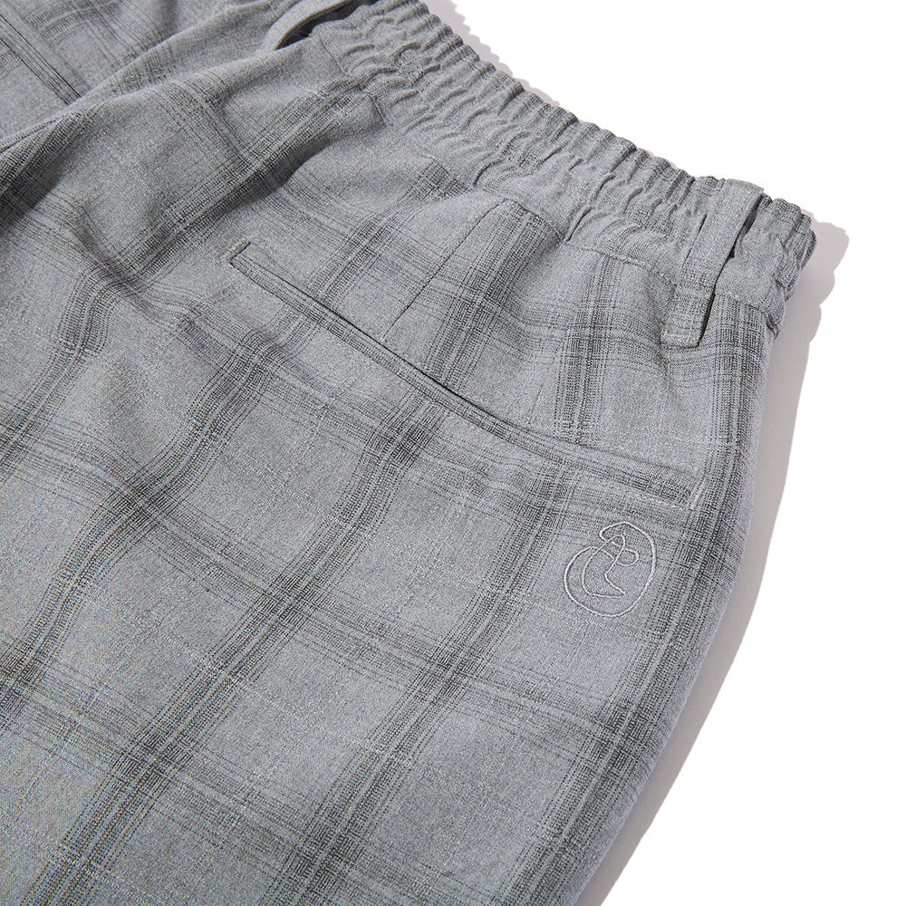 Diaspora skateboards 25SS Backroom Slacks Grey(Plaid) L