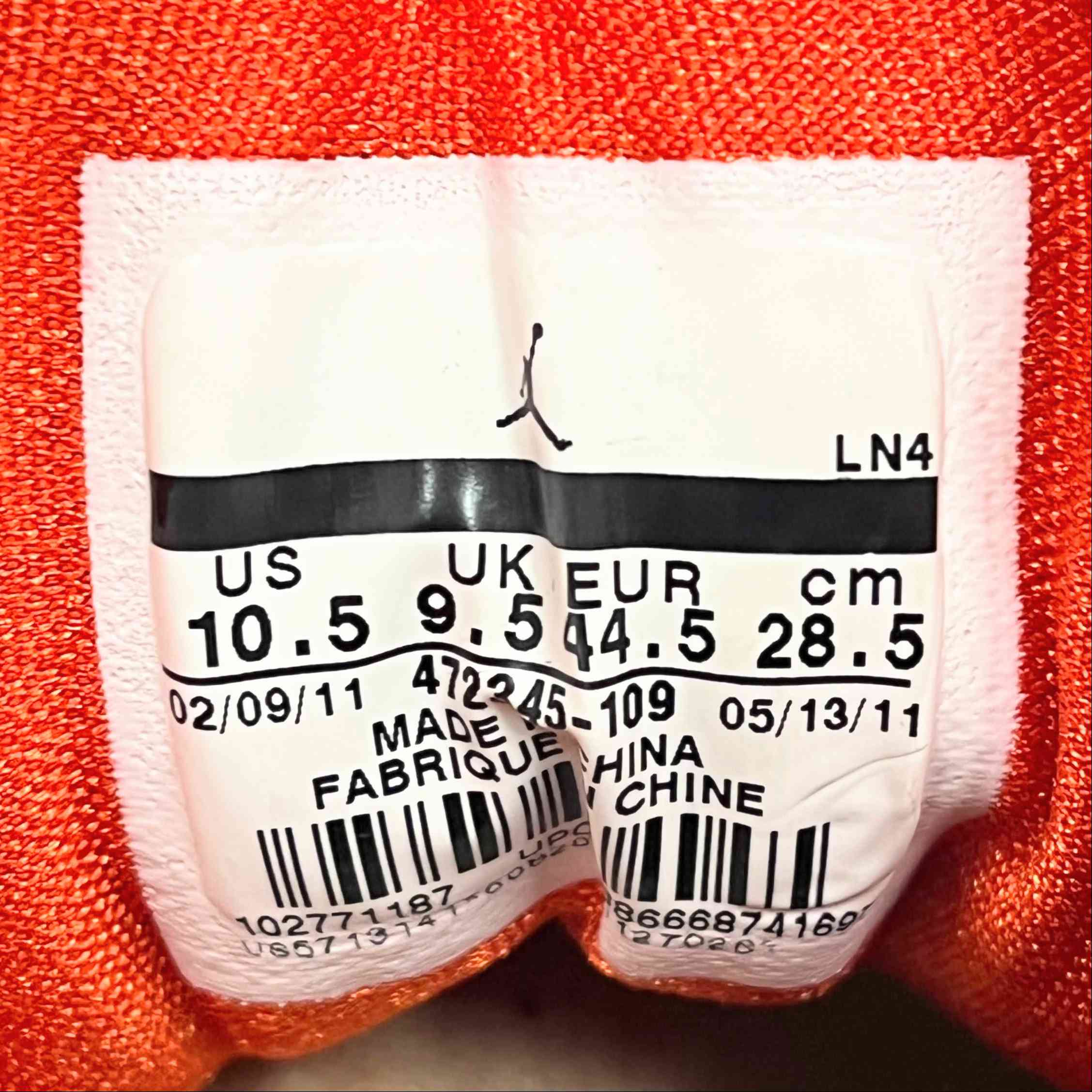 【US10.5】 JORDAN M7 ADVANCE 472345-109【DS】