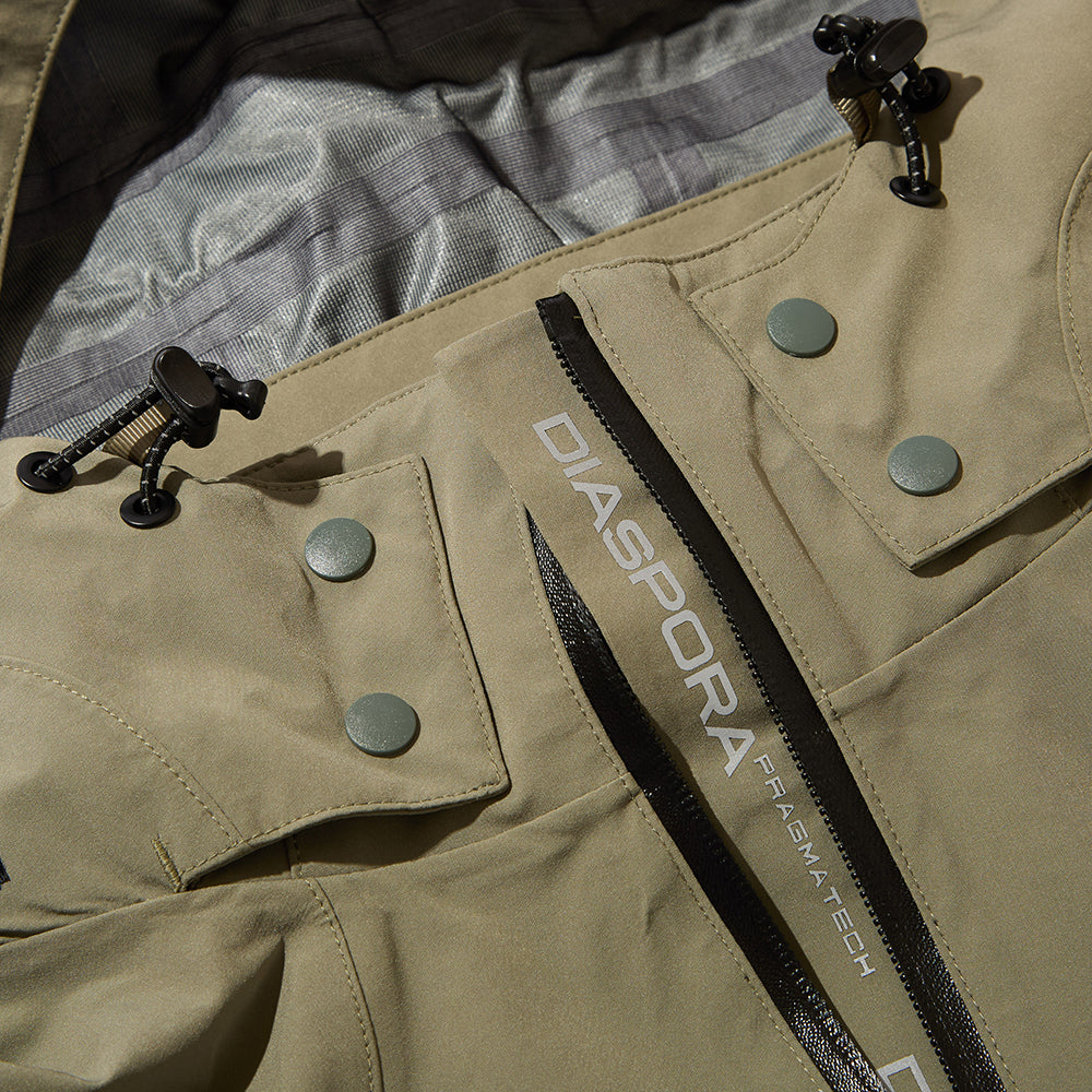 Diaspora skateboards PRAGMATECH Pavement Jacket Mist Green XL