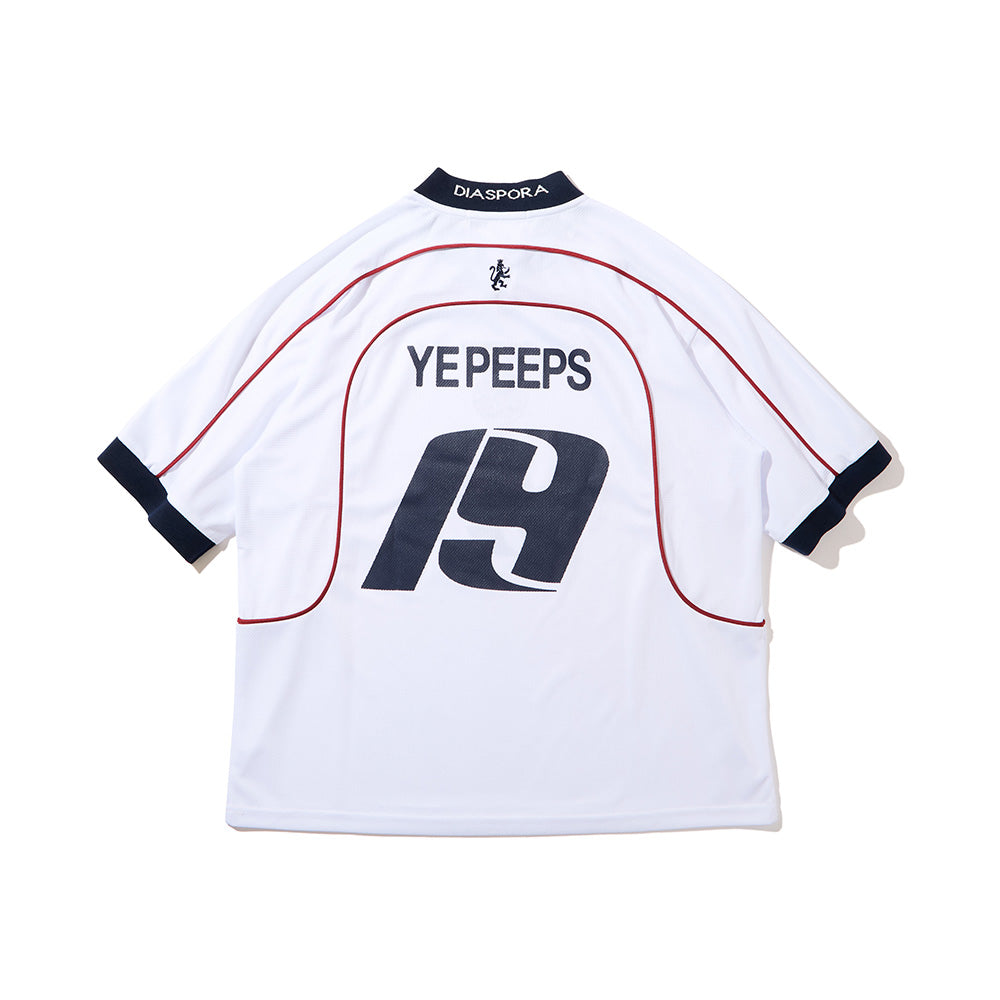 Diaspora skateboards YE PEEPS Football Top White XL