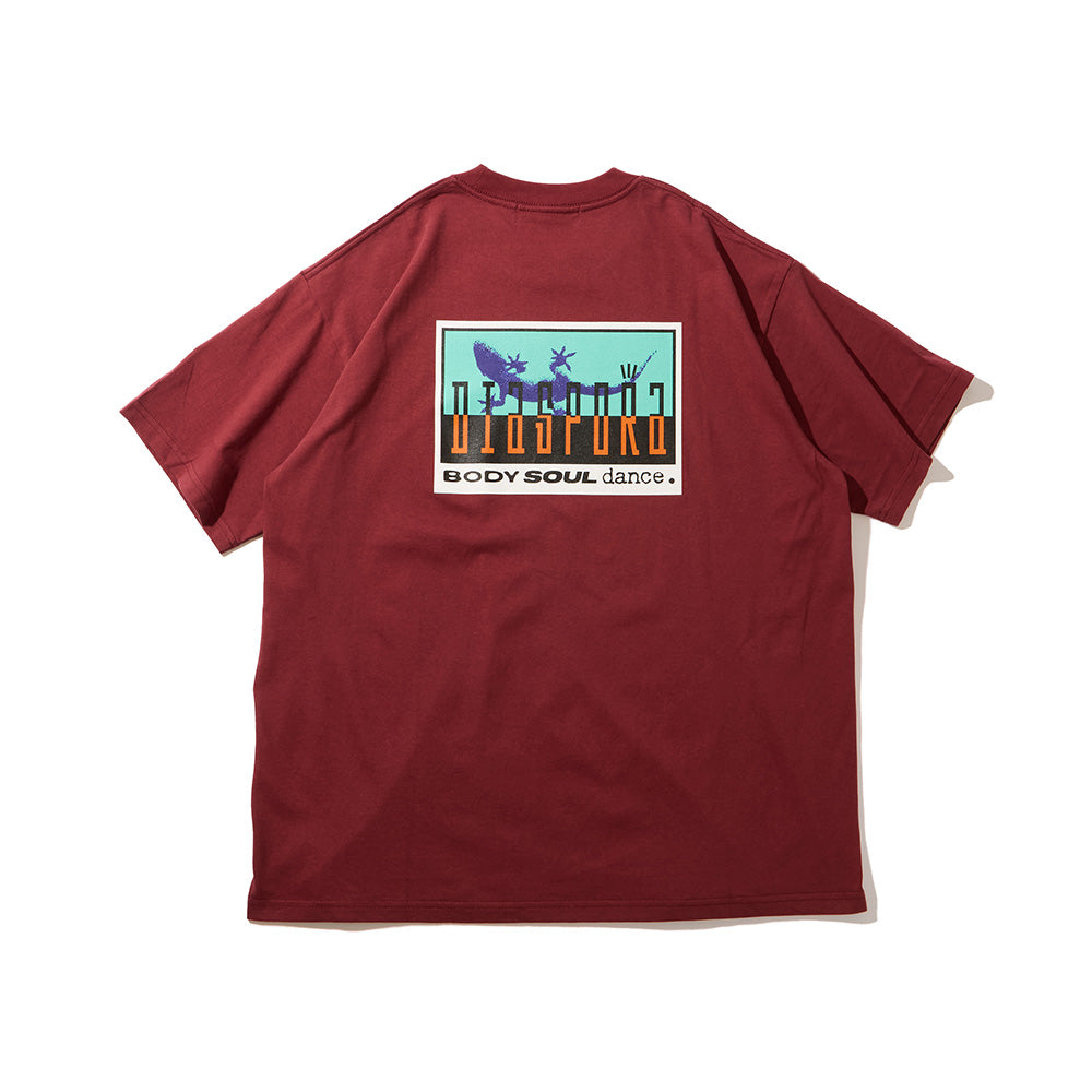 Diaspora skateboards Dance Nation Tee Burgundy XL