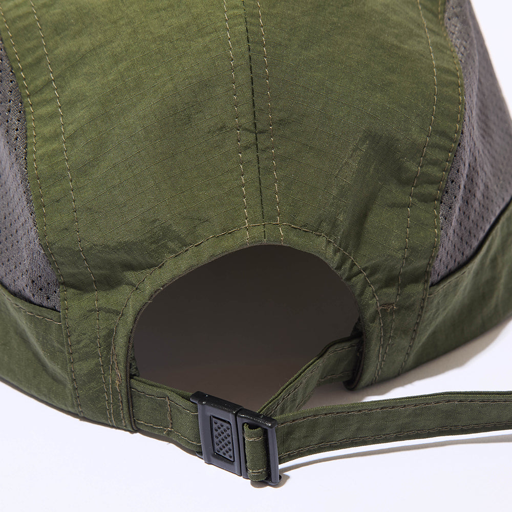 Diaspora skateboards Ripstop Side-Mesh Long Bill Cap Moss Green-WORM TOKYO-WORM TOKYO WEB STORE-100% Authentic Sneakers