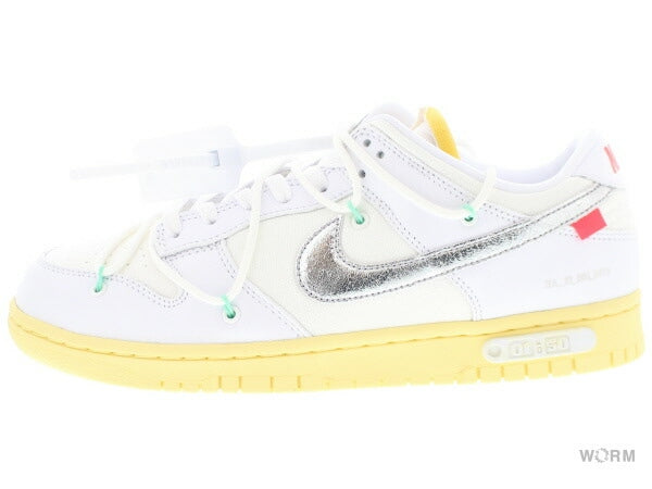 【US8.5】 NIKE DUNK LOW LOT1 OFF-WHITE 1 OF 50 1 DM1602-127 【DS】-WORM OSAKA-WORM TOKYO WEB STORE-100% Authentic Sneakers