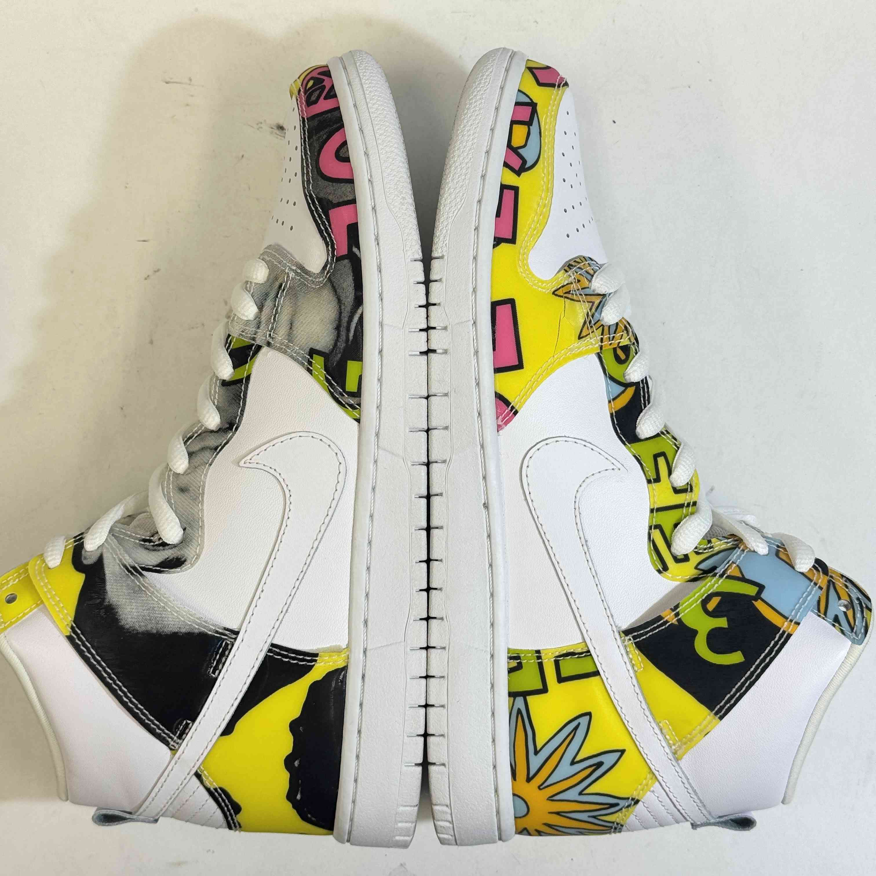 【US9.5】 NIKE SB DUNK HIGH PRM DLS SB QS DE LA SOUL 748751-177 【USED】