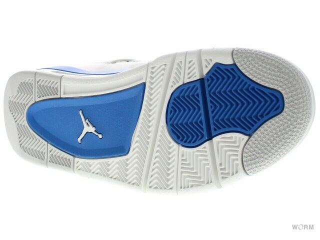 【US9】 AIR JORDAN 4 RETRO Military Blue 308497-105 【DS】