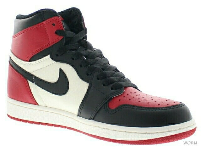 【US8】 AIR JORDAN 1 RETRO HIGH OG BRED TOE 555088-610 【DS】-WORM OSAKA-WORM TOKYO WEB STORE-100% Authentic Sneakers