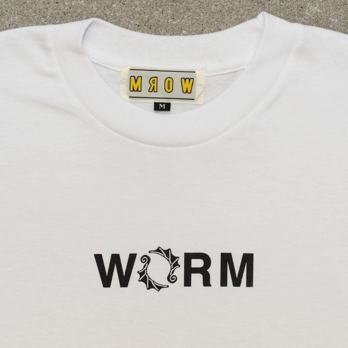 WORM T-shirt Small Logo White XL-WORM TOKYO WEB STORE-WORM TOKYO WEB STORE-100% Authentic Sneakers