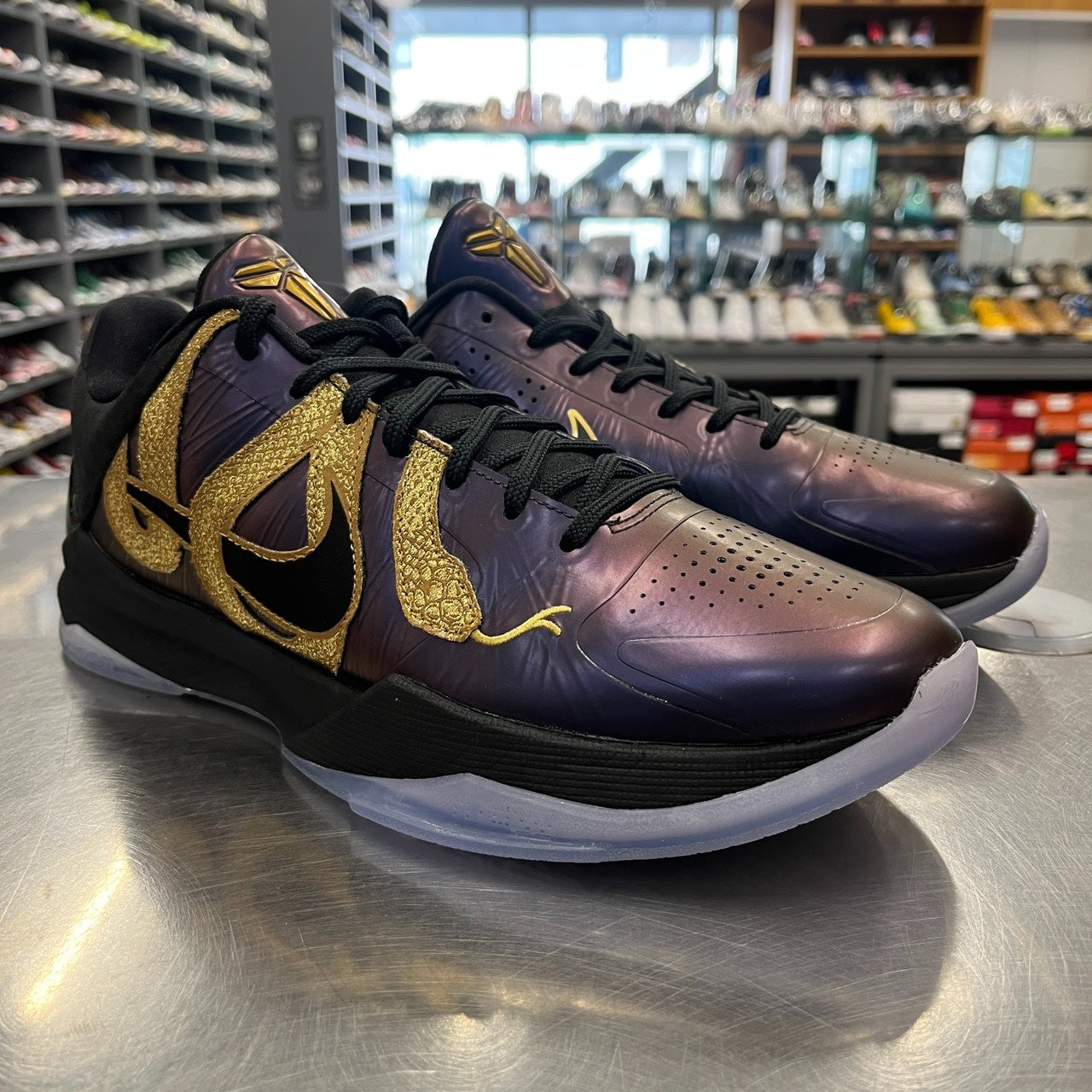 【US8】 NIKE KOBE 5 PROTRO YEAR OF MAMBA IB4481-500 【USED】